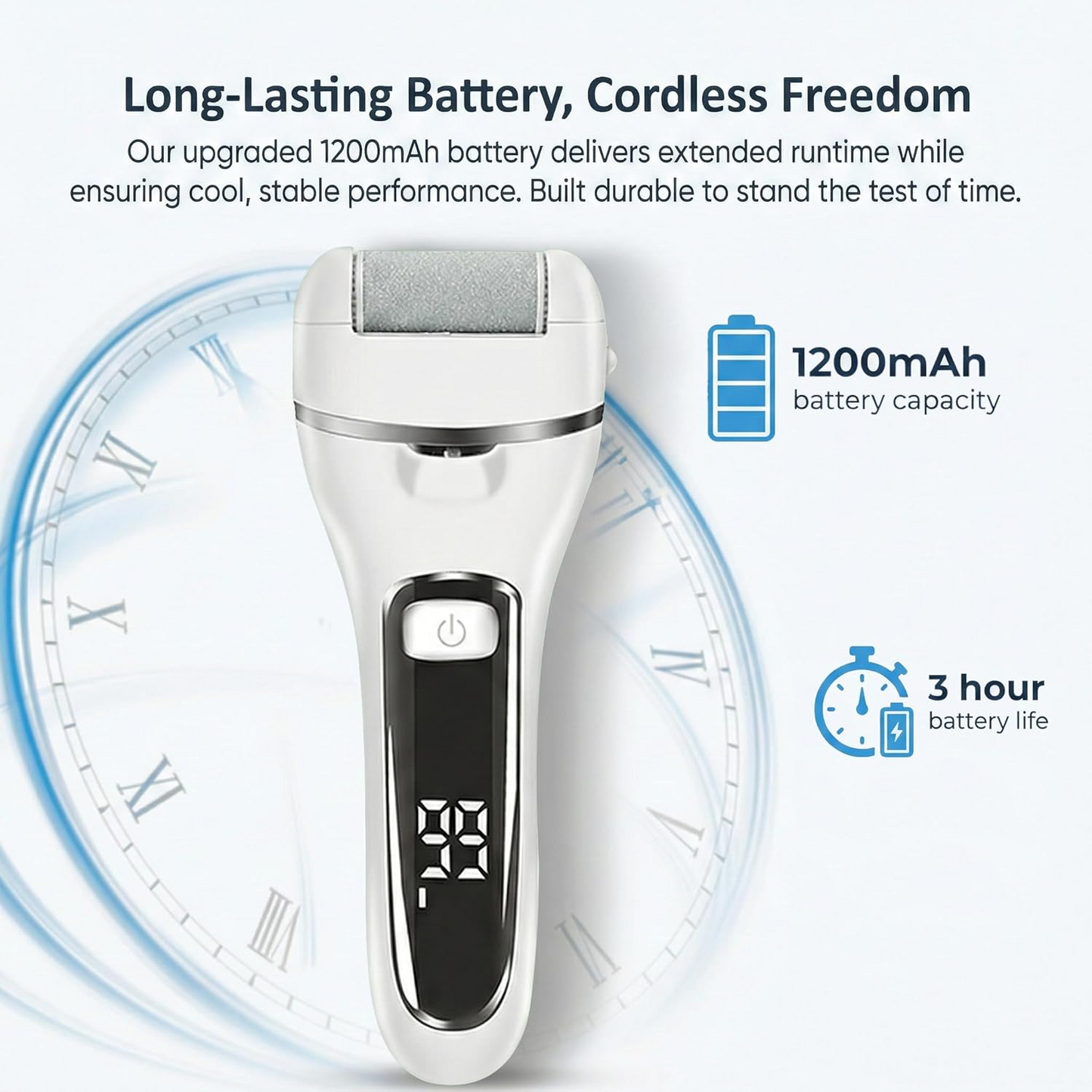 Automatic Dual-Sided Electric Foot Grinder – Rechargeable Pedicure & Callus Remover