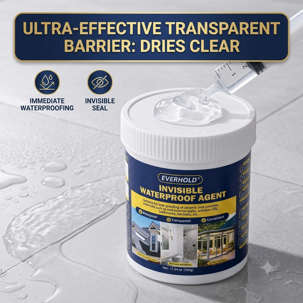 Transparent Waterproofing Agent for Repairs