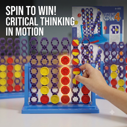 Four in a Row Board Game – Interactive Matching Chess Strategy Toy for Kids & Family Fun
