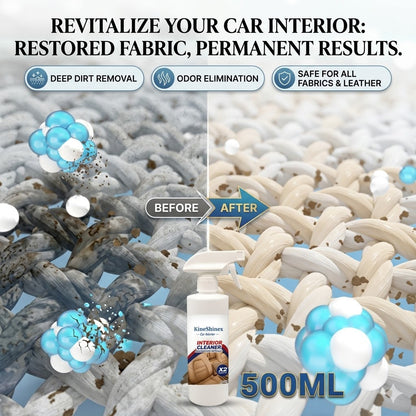 All-in-One Car Interior Cleaner & Polish – Waterless Cleaning & Leather Care Solution